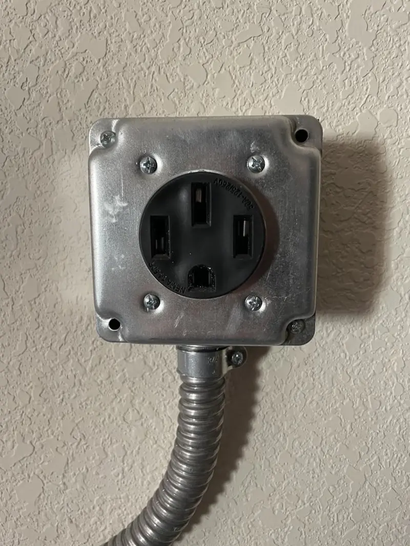 NEMA 14-50 outlet installed for Electrical Panel Upgrade in Union Gap